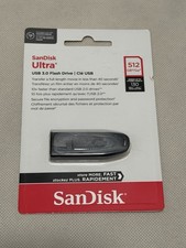 SanDisk Ultra 512GB USB 3.0 130MB/s Flash Drive SDCZ48-512G-G46 Thumb Pen SEALED