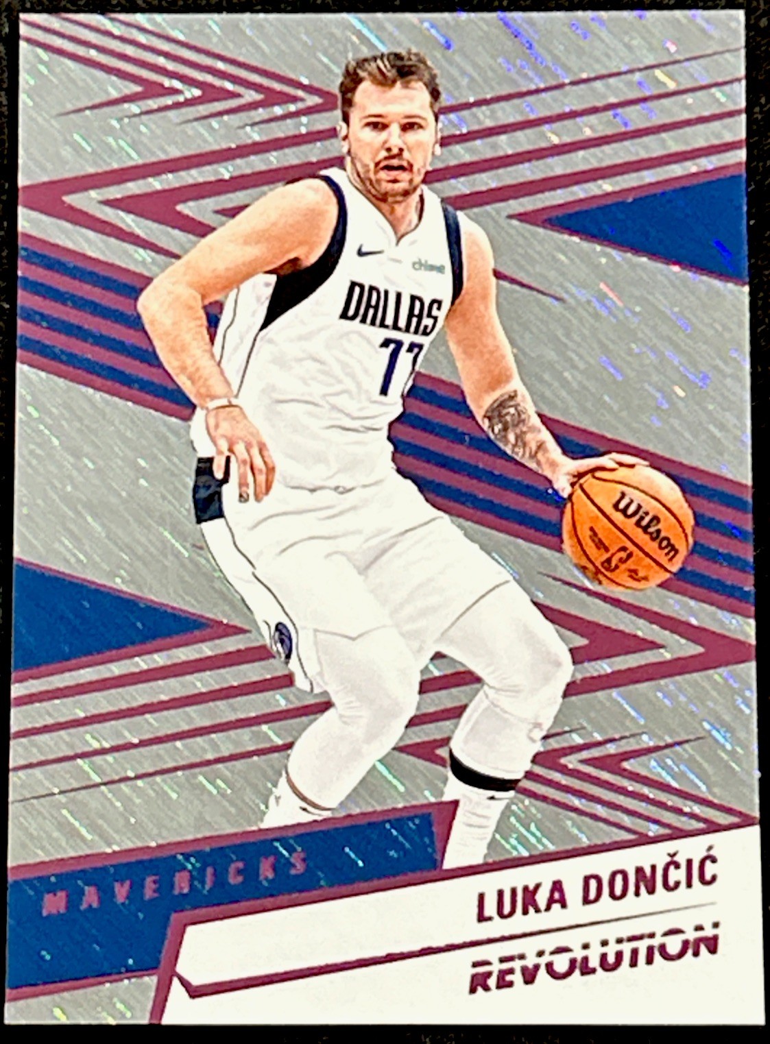 2024-25 Panini Revolution Basketball- Luka Doncic #13 Pink Storm /20 Mavericks