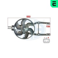 ERA LüFter MotorküHlung 352052 12V 261Mm FüR Fiat Cinquecento Seicento 600 170AB