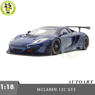 1/18 McLaren 12C GT3 Autoart 81344 Azure Blue Diecast Model Toy