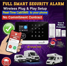 Sistema di sicurezza allarme remoto camper-van-camper-barca-yacht wireless mobile live alert