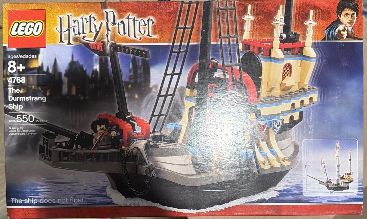LEGO Harry Potter: The Durmstrang Ship (4768) New Sealed! ✅