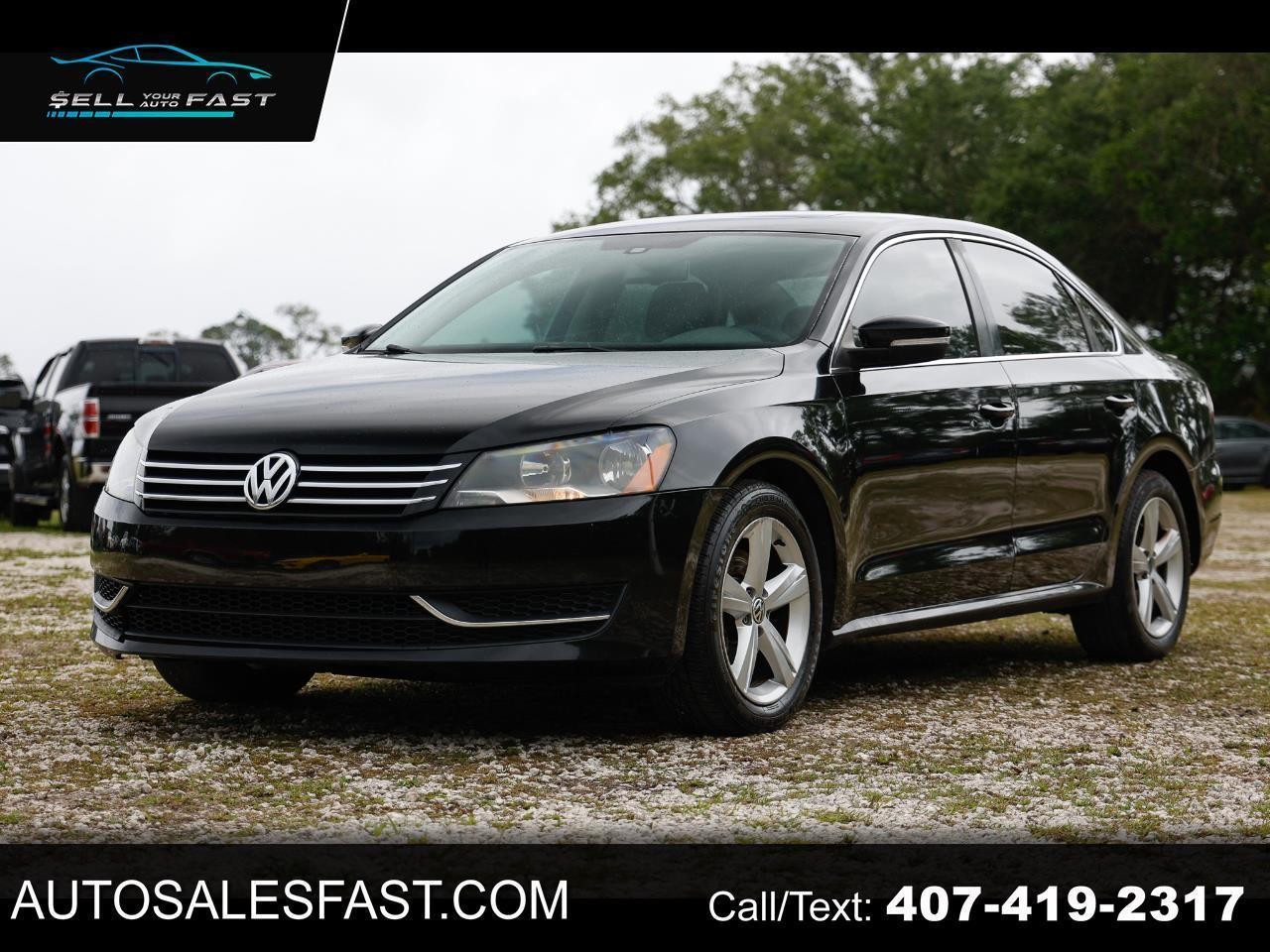 2013 Volkswagen Passat 2.5L SE 4DR SEDAN FWD