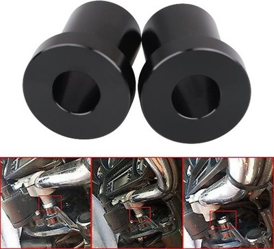 Handlebar Riser Bushings For Touring Road King Electra Glide Road  Size: Black