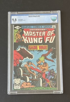 MASTER OF KUNG FU #91 CBCS 9.8 (MARVEL 1980) Shang-Chi - White Pages