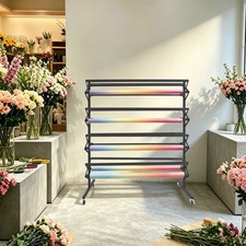 Large Paper Roll Holder, Mobile Rolling Organ...