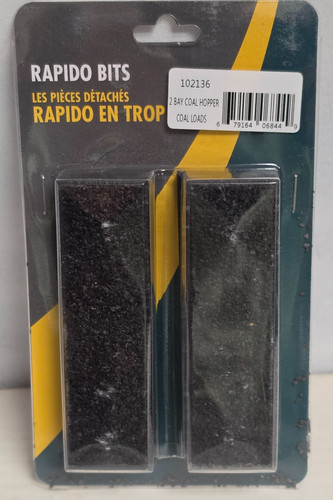 2 bahías RR tolva coche carga carbón Atlas Athearn MDC Bowser 2 piezas Rapido 102136 | Condition: New
