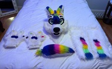 fursuit partial premade canine pre-owned