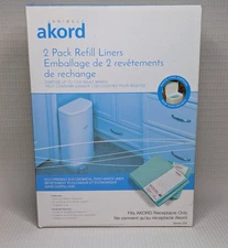 Janibell Akord 330 Adult Diaper Disposal System Refill Liners 2 Count 1 Box NEW