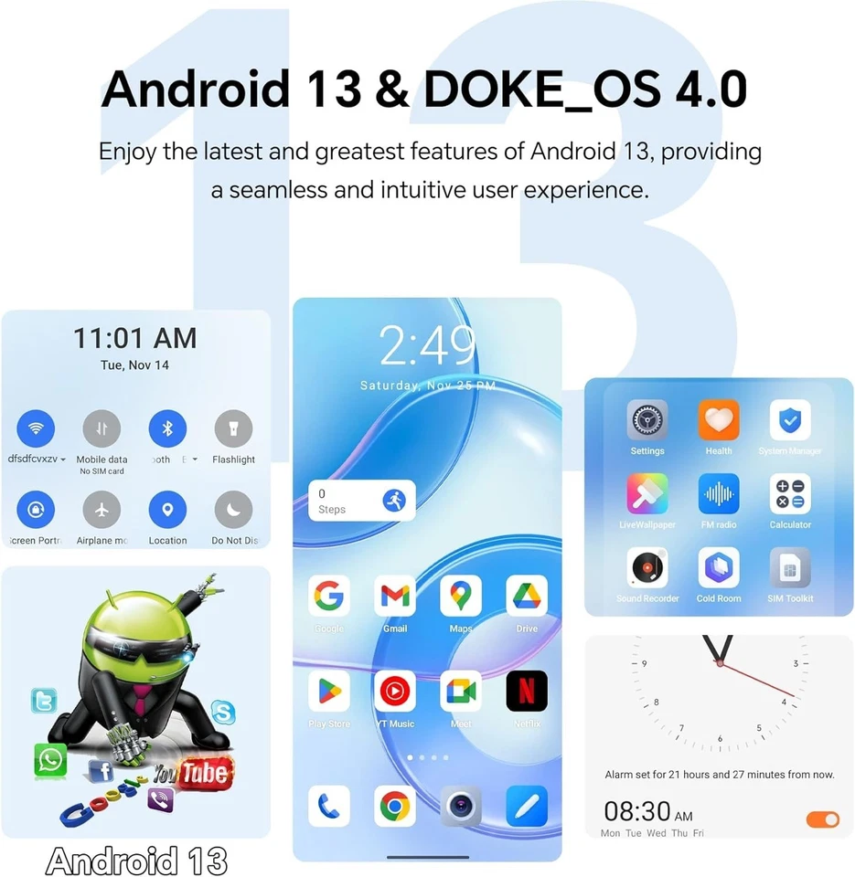 Blackview OSCAL TIGER 12 Smartphone , 12GB+256GB, 5000mAh, 64MP Kamera, NFC - Bild 3 von 4