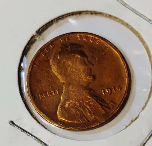 1914 P Lincoln Wheat Cent, Penny, Good condition