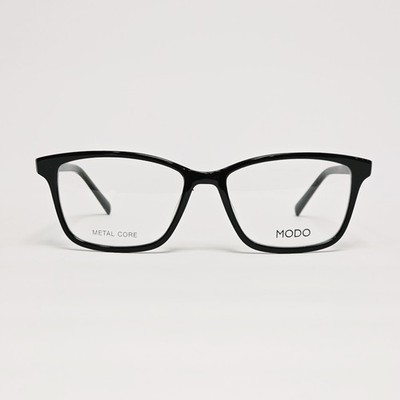MODO 6602 Women's Handmade Oval Glasses in Polished Black | 52mm