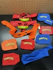 Vintage 1988 TMNT Battle Fun Set Costume Ninja Turtle Rare Lot Mike Ralph Leo