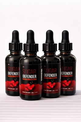 4 x Sugar Defender Drops - Healthy Blood Sugar Support Supplement 2 fl oz each