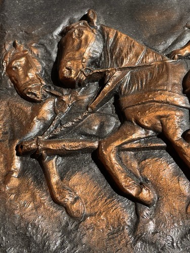 1976 GG "Georg" Bommer Metal Relief Wall Art Plaque - Harvest Theme. Poland - Picture 3 of 9