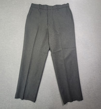 Vintage Levis Pants Mens 36x30 Fit 33x30 Gray Action Slacks Dacron Straight