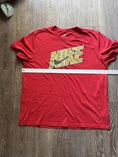 Nike The Nike Tee Red Graphic Print Men's XL Short Sleeve T-Shirt