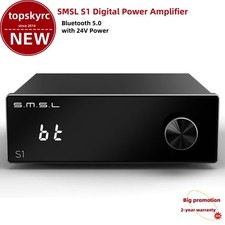 SMSL S1 Dual TPA3116 50Wx2 Digital Power Amplifier Bluetooth with 24V Power