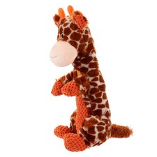 Chien mâtain jouet girafe forme de sons en peluche pour l'ennui divertissement