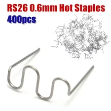 0.8mm/0.6mm Wave Flat Hot Staples For Plastic Stapler Repair Welder Practical