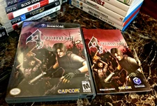 Resident Evil 4 - No Game - Original Game Case & Manual Only - Nintendo GameCube