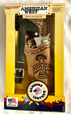 Vintage 1995 Single Holster Set American West by Tootsie Toy