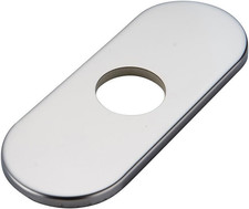 6 Inch Chrome Sink Hole Cover, 4" Hole Cover Deck Plate, round Bathroom Faucet D