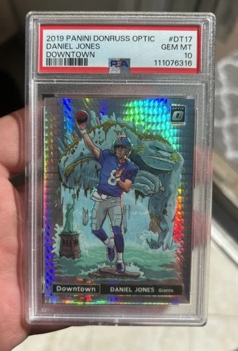 2019 Donruss Optic Downtown #DT-17 Daniel Jones RC Rookie SSP PSA 10 Gem Mint