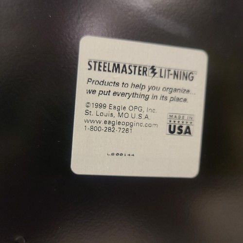 Steelmaster horizontal vertical desk organizer tray slot file sorter LIT-NING - Picture 6 of 7