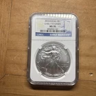 2014 Silver American Eagle MS-70 NGC Early Release Coin