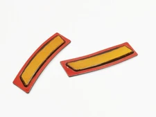 Amber Lens Front Bumper Side Reflectors For BMW F32 F33 F36 4 Series 14-16