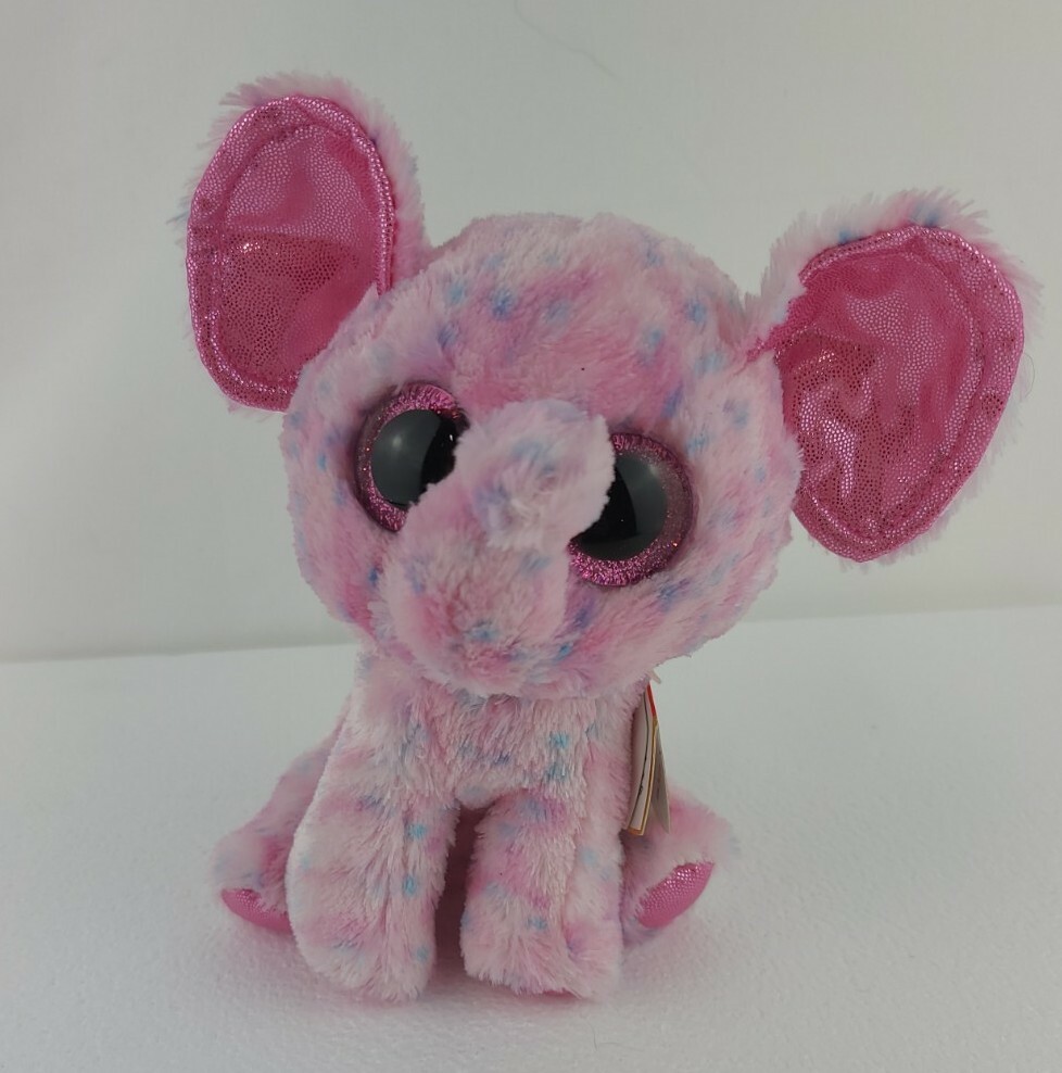 Ty Beanie Boos Collection~ ELLIE ~the Pink Elephant (6 Inch) Plush