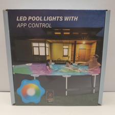 Luces LED para Piscina RGB para Piscinas Sobre el Suelo Control de Aplicación Sumergible Subacuática
