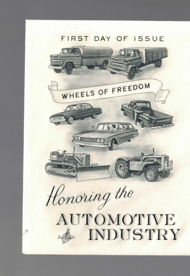 USA FDC AUTOMOTIVE INDUSTRY 4 CENT FIRST DAY ISSUE 1960 DETROIT OCT 15th - Image 2 of 4