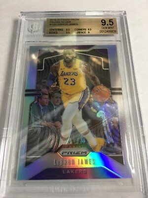 NBA カード Lebron James  Silver  BGS 9.5 2019-20 Panini Prizm Prizms Silver Lebron James #129 Beckett