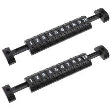 2 Pcs Plastic Scorekeepers Football Table Games Scoring Indicator Units