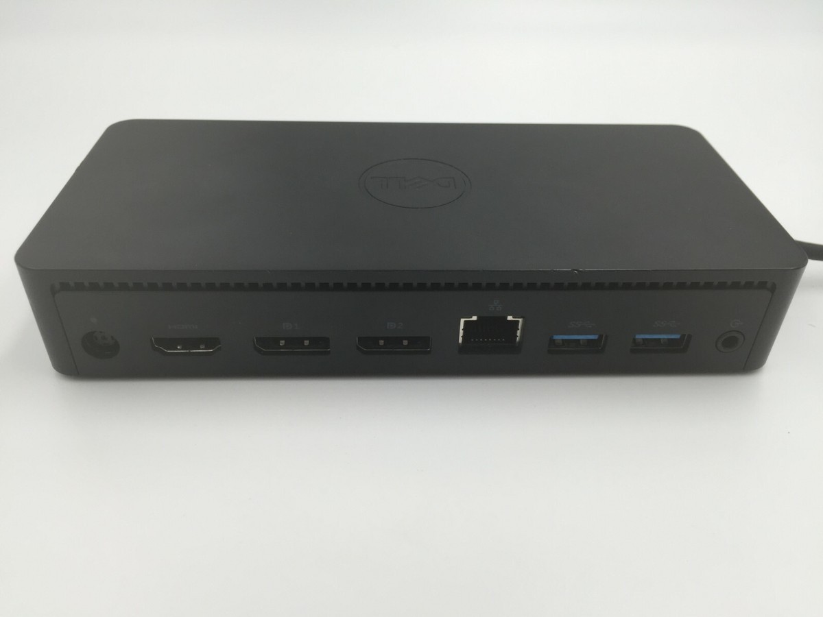 Dell D6000 Universal Docking Station M4TJG USB 3.0 USB-C HDMI Dual