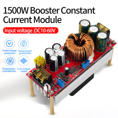 DC12-48V to DC24-72V 1500W 30A DC-DC Boost Module Adjustable Power Supply Module