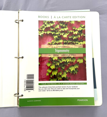 Trigonometry 10th Edition by Lial, Hornsby, Schneider, Daniels 