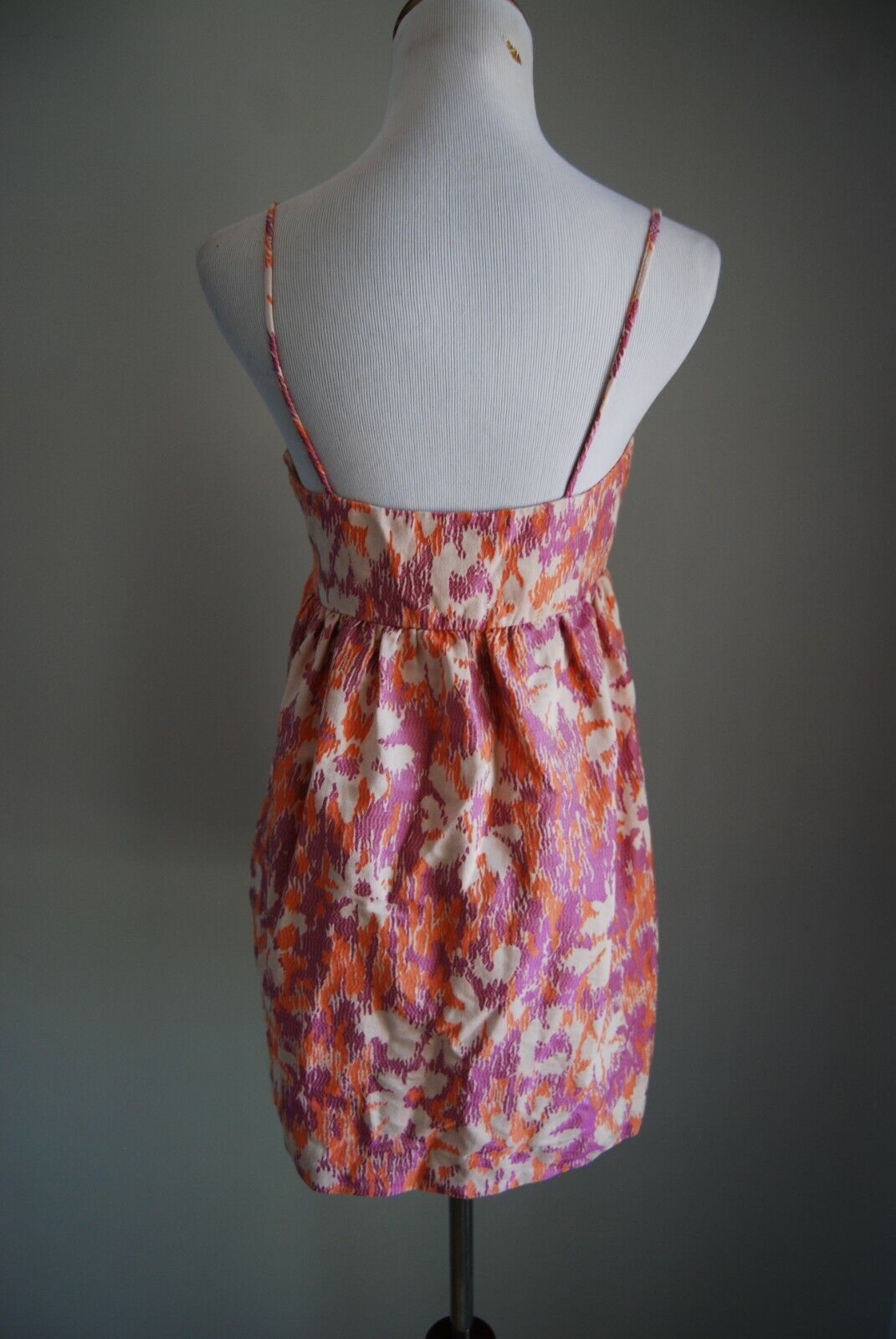 Anthropologie Dress Small Pink Multicolor Floral … - image 4