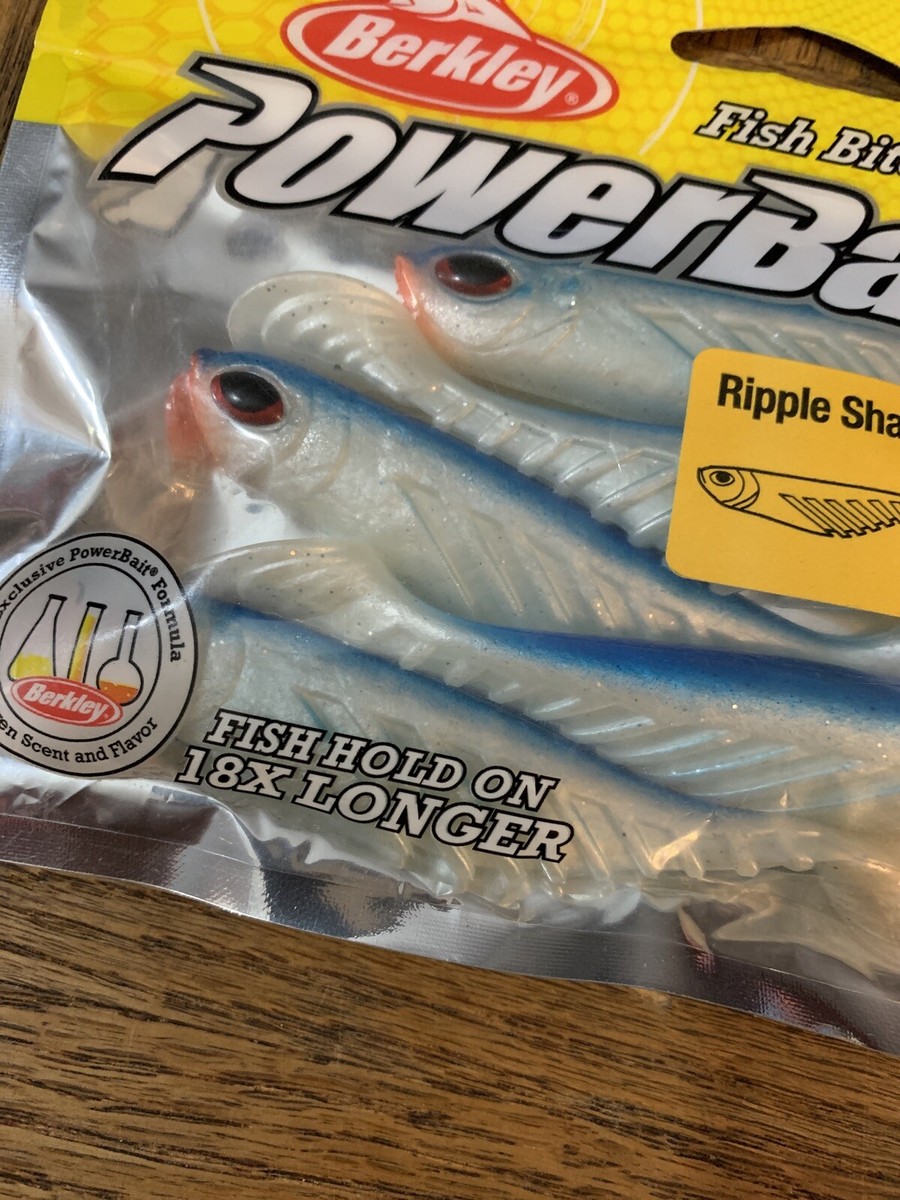Prerigged Giant ripple SHAD Berkley avec tete plombée et hameçon triple : Spécia