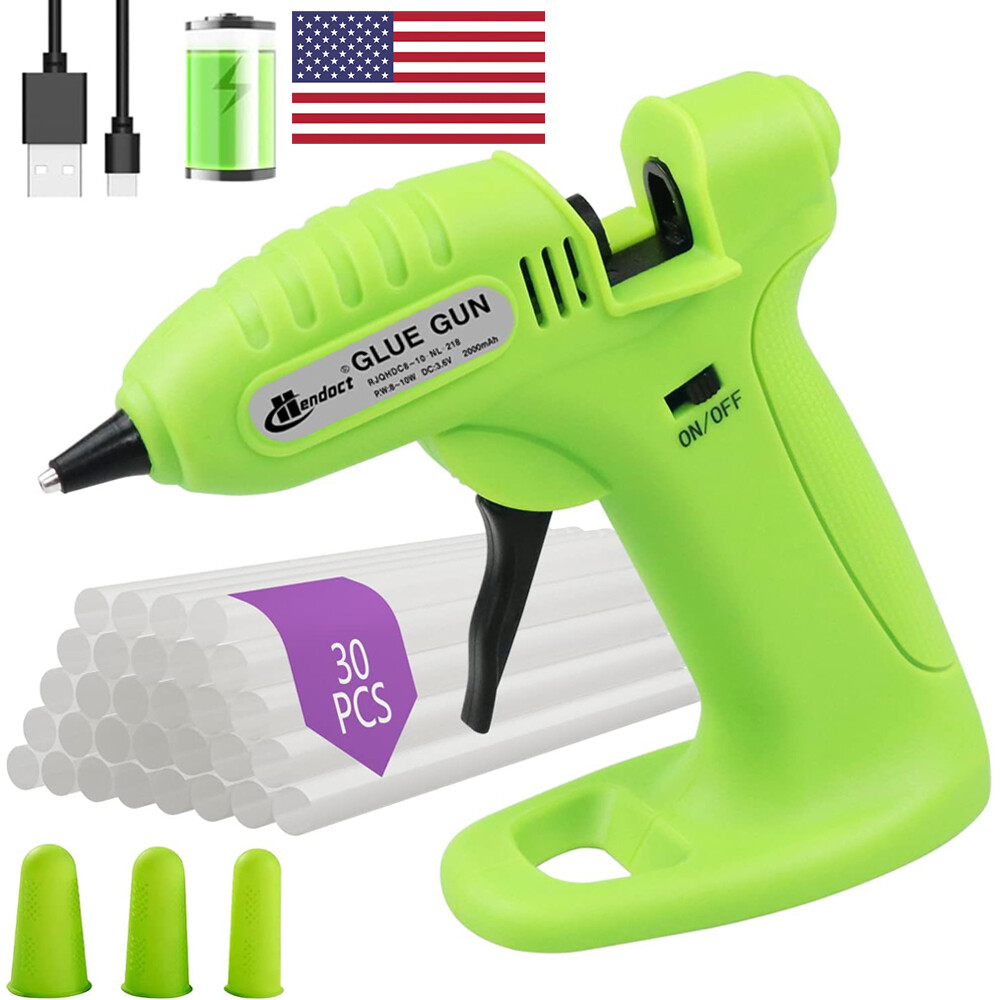 Hot Melt Glue Gun Cordless Electric Heat Repair Tools Home DIY & Arts Jewelry