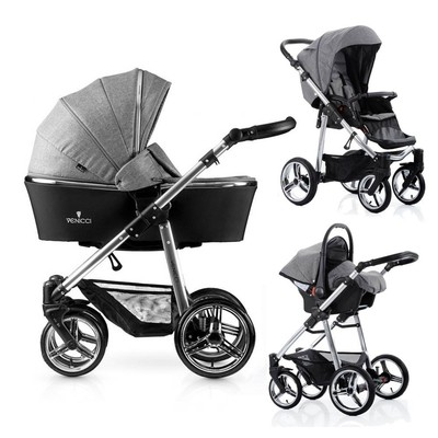 venicci silver denim grey