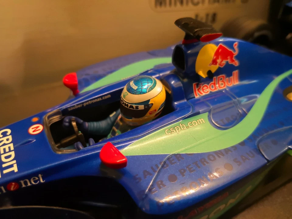 Nick Heidfeld Sauber C21 1:18 OVP - Bild 3 von 4