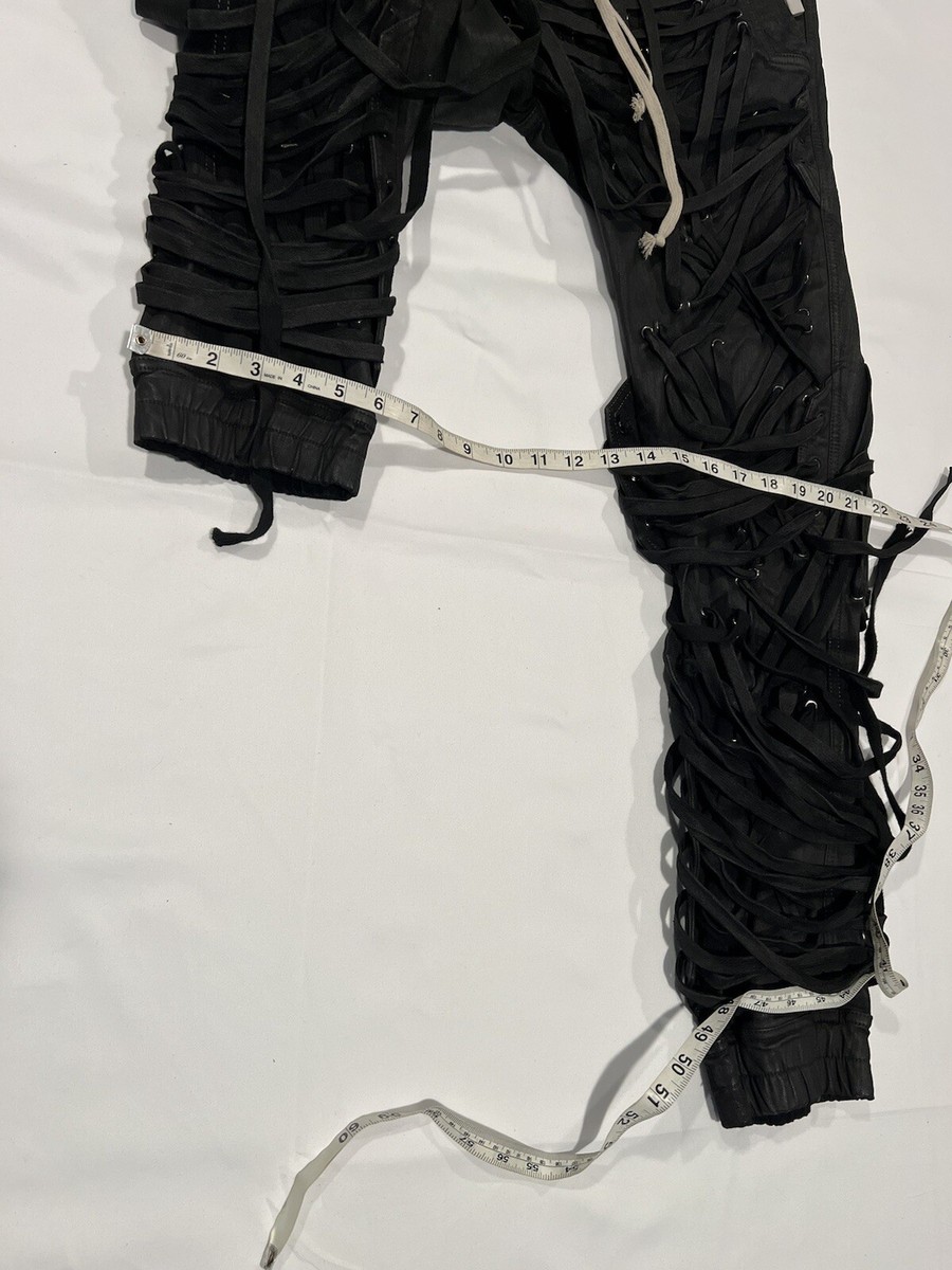 Rick Owens Mens Mega Laced Thomas Jogger Pants. 54/36 | eBay