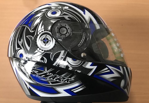 Casco Integrale Moto Pista Strada Shark S650 Frame Blu Taglia L | eBay