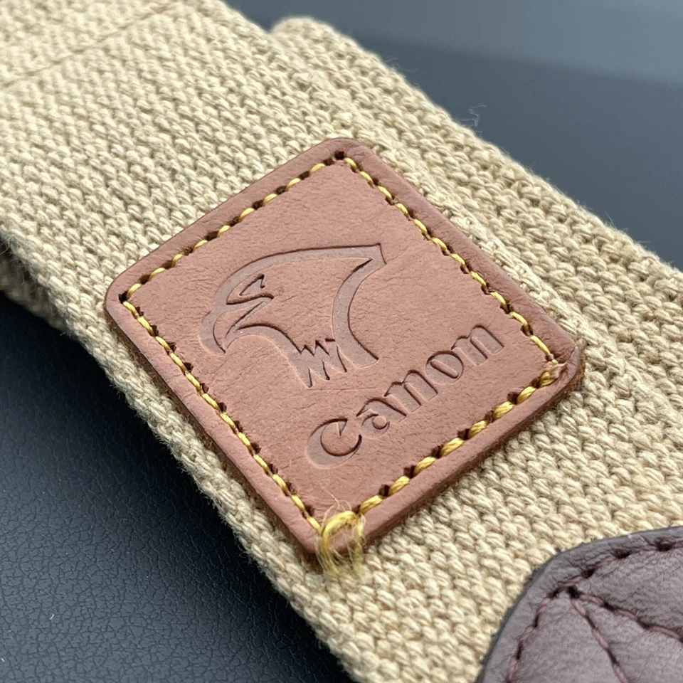 [RARO Excelente] Correa para el cuello de cámara Canon vintage para SLR DSLR Japón 7336 Foto 2 de 4