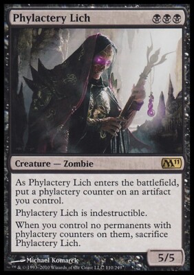 Phylactery Lich ~ Magic 2011 [ PLAYED ] [ Magic MTG ]