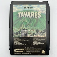 Tavares - Sky-High - Restored 8 Track Tape - New Pad and Splice