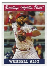 2022 Reading Fightin Phils 2nd Edition (Double A) Wendell Rijo